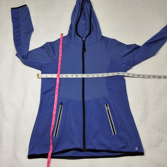 Cali Sport Full Zip Front Hoodie Atleisure Jacket Size M - Picture 5 of 8